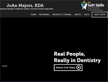Tablet Screenshot of joanmajors.com